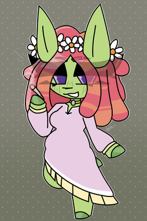 flat-colored chibi